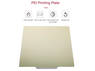 PEI print plaat kit 235x235x2mm frosted - 1