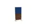 scheidingswand,HxB 1545x800mm,NP-tiepolo nut,BN6016-blauw