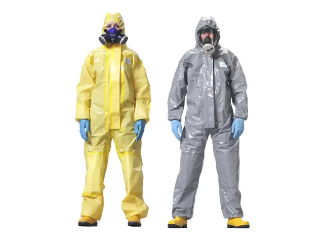 RSG Chemical Workwear SS-1 coverall, geel, maat L, per 10 stuks