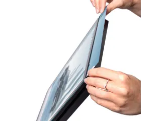 Verlichte Brochure Standaard LED Slide In A4 Zwart - 8