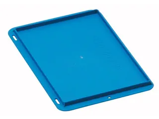 Oplegdeksel Voor Euronorm Stapelkrat Voor Lxb 600X400Mm Kleur Blauw - 1