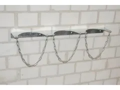 wandhouder voor gasflessen,v. 3xØ 230mm fles,HxBxD 50x910x135mm