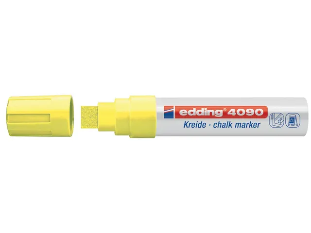 Krijtmarker e-4090 neongeel