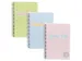 Carnet de notes à spirales Pukka Pad Pastel A5 ligné 3 pièces assor
