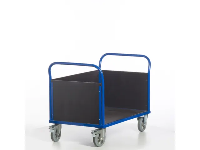 Chariot À 3Ridelles,Force 1200Kg,Panneau Plaque De Contreplaqué