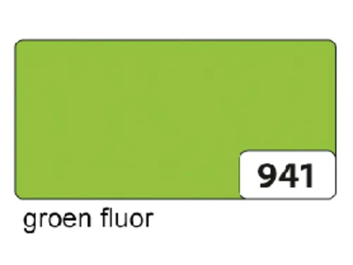 Etalagekarton Folia 48x68 cm 400gr Nr 941 Fluor Groen