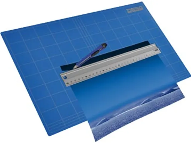 Snijmat, 3-Laags, Blauw, Ft 45 X 60 Cm