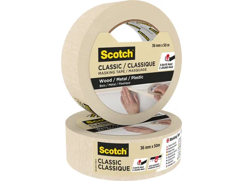 Afplaktape Scotch Classic 36mmx50m beige