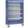 Mobiele roldeurkast,HxBxD 1813x1205x691mm,4xStalen bodem,cil.-slot
