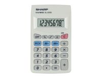 Calculator Sharp-EL233SB grijs pocket