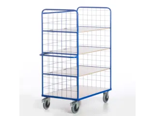 etagewagen,draagverm. 600kg,4etage(s),laadvl. LxB 1200x740mm,houtetage - 12
