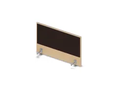 opzetpaneel bureau aanbouw zijkant NE-esdoorn BN2036-bruin 800mm