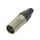 Neutrik - Xlr Kabeldeel, 4-Polig Mannelijk, Verzilverd, Nikkel
