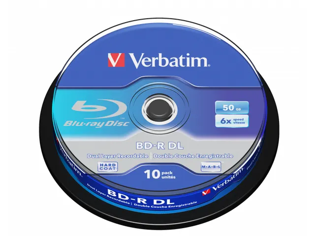Blu-ray Disk Verbatim Speed 6x Dual Layer 50gb
