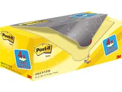 100 Vel 76 X 76 Mm Geel 16 Blokken + 4 Gratis