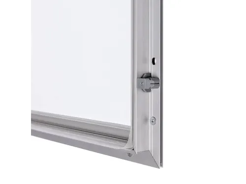 Vergrendelbaar notitiebord Outdoor Slim 4xA4 Zilver