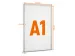 OUTLET Cadre clipsable Durable A1 aluminium Outdoor