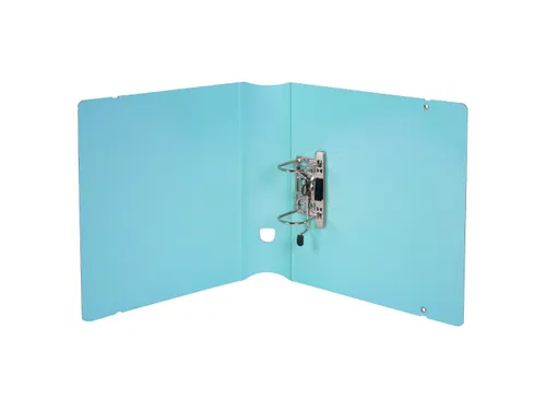Ordner ronde rug 80m m Aquarel pastel bl.