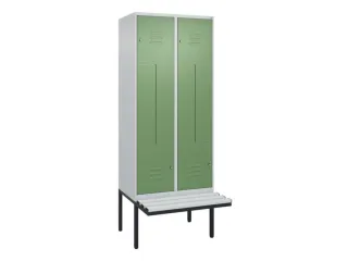 Z-garderobekast,HxBxD 2120x800x815mm,4vak,vak B 400mm,cil.-slot - 1