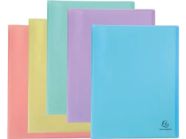 protège-documents Chromaline, 40 pochettes, couleurs pastel assorties