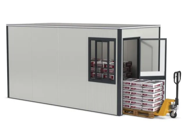 poteau d'angle,p. cabine modulaire,HxlxP 2540x95x95mm