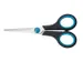 Easy grip jeu de 3 ciseaux 14/20/24,5cm noir/bleu acier inoxydable