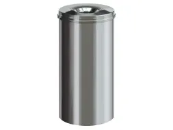 Vlamdovende papierbak 50 Liter RVS