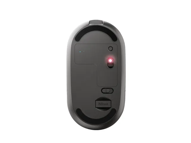 Muis Trust Puck Draadloos Oplaadbaar zwart