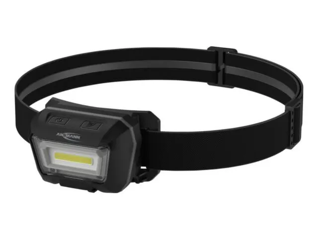 hoofdlamp,behuizing kunststof,COB-led,100-300lumen,reikwijdte 12-21m