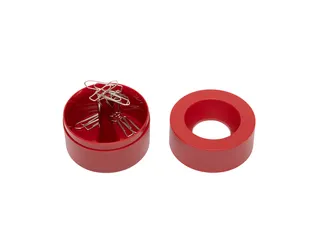 Papercliphouder MAUL Pro Ø73x60mm rood - 5