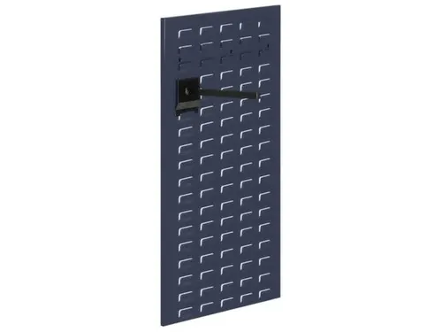 Gesleufde Plaat Staal Hxb 1000x450mm Staand Ral 7015 Leigrijs