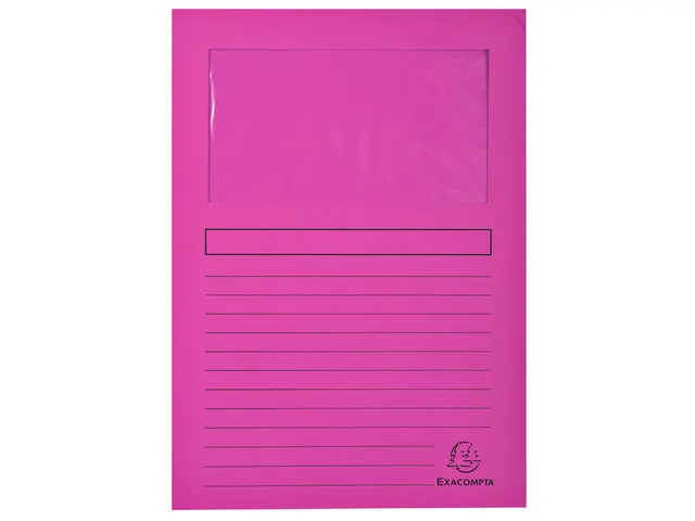 Venstermap Exacompta Forever L-model 120gr assorti 10 stuks