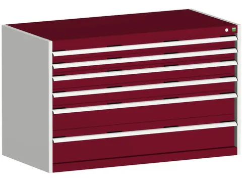 ladekast HxBxD 800x1300x650mm 6laden romp RAL7035 front RAL3004