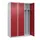 locker voor scheiding van kleding,HxBxD 1850x1200x500mm,3vak