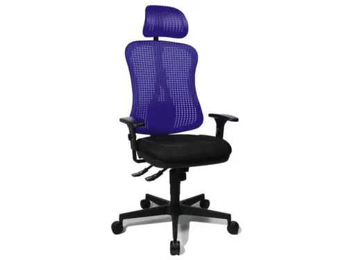Topstar Bureaustoel HEAD POINT SY Netbekleding In Blauw