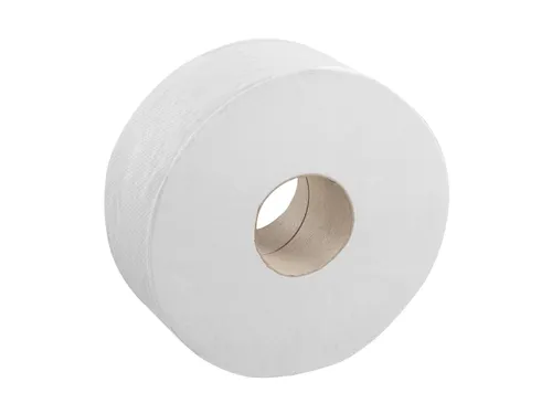 Hostess 8613 Toiletpapier Jumbo 1-laags Wit