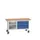werkbank,HxBxD 830x1500x600mm,multiplexblad,uitrusting: 3laden,legbord