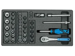 1500 ES-20 Dopsleutelassortiment 1/4 inch in 1/3 ES-module