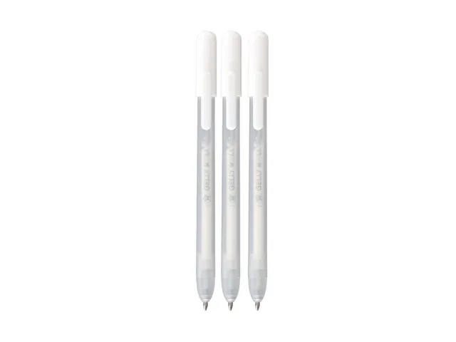 Gelschrijver Sakura Gelly Roll Classic 08 klikfunctie set à 3 wit