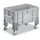 Maxi-Container 220 liter 670x640x1020mm Pe Gesloten Grijs