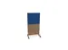 scheidingswand,HxB 1545x800mm,NT-cherry,BN6016-blauw