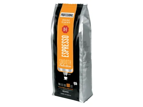 Koffie Douwe Egberts espresso bonen medium smooth selection 1kg