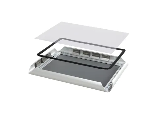 Europel Kliklijst Economy Outdoor A5 Zilver 25 mm waterdicht
