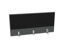 opzetpaneel bureau aanbouw achter MS-donkergrijs BN8033-zwart 1200mm