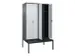 locker voor scheiding van kleding,HxBxD 2120x1200x815mm,4vak