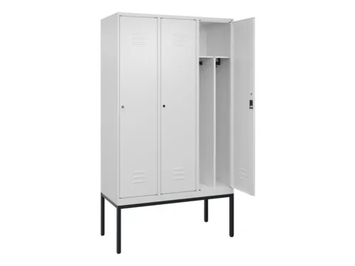 locker voor scheiding van kleding,HxBxD 2120x1200x500mm,3vak