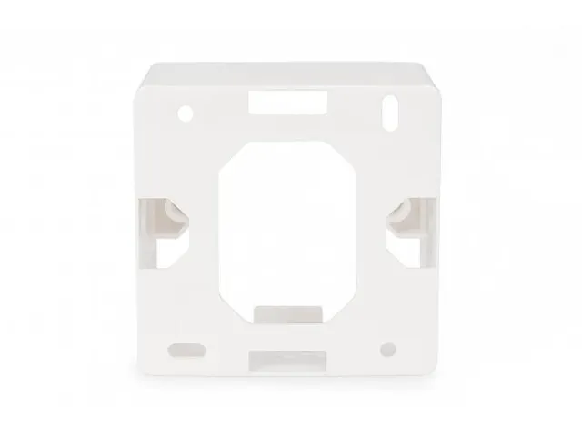 Opbouwdoos voor frontpanelen 80x80x42mm Wit Duitse indeling