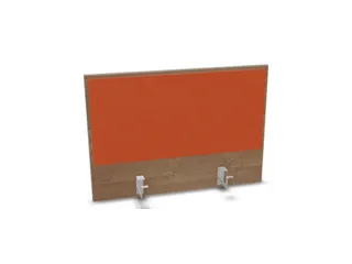 opzetpaneel,v. bureau,aanbouw achter,B 800mm,NT-cherry,BN3012-oranje - 1