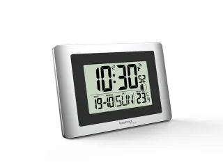 Digitale wandklok Technoline WS 8028 220x150x56mm zilver - 3