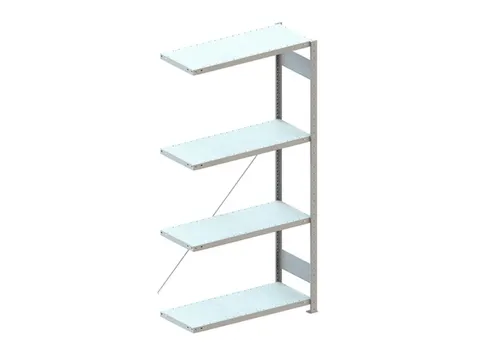 magazijnstelling,aanbouwveld,HxBxD 2000x1006x436mm,vakl. 150kg
